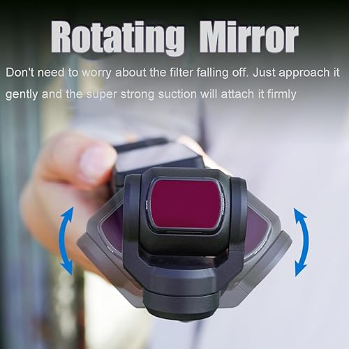 Miniatura 4 de Filtro UV magnético compatible con DJI Osmo Pocket 3 Cámara UV Accesorios de filtro de lente impermeable resistente a los arañazos