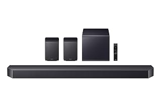 Samsung Q990F 11.1.4ch Q Series Subwoofer + Rear Speaker, Wireless Dolby Atmos, Q-Symphony, Game Mode Pro, Adaptive Sound (HW-Q990F, 2025) - Amazon product rated Grade A