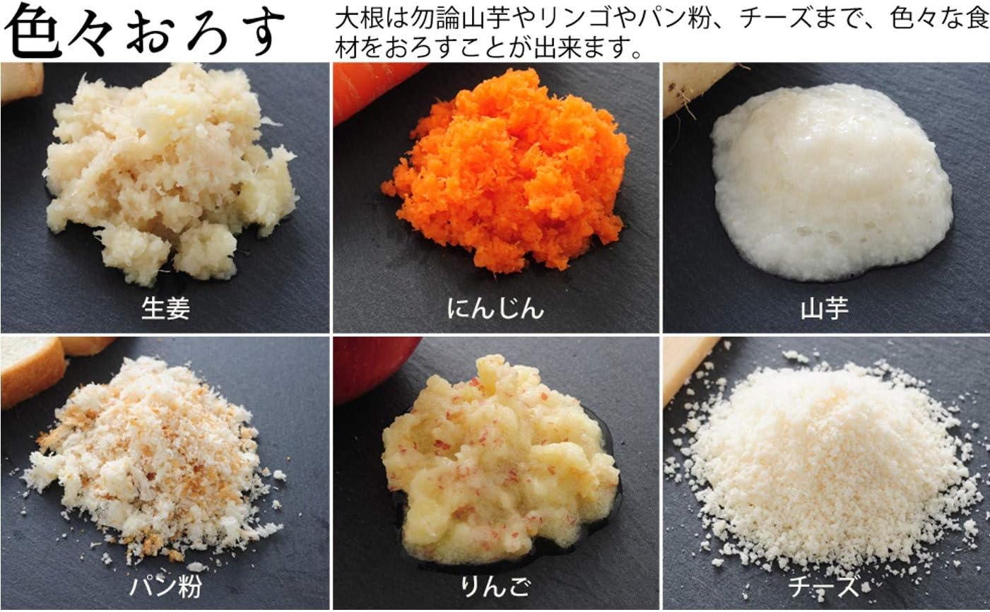 Ernest A-76911 Grater (Grated Daikon Radish), Stainless Steel (Fluffy Finish) with Dish Drainage Lid (Fuwatto Otoromima Senka), Popular Brand of Major Restaurants