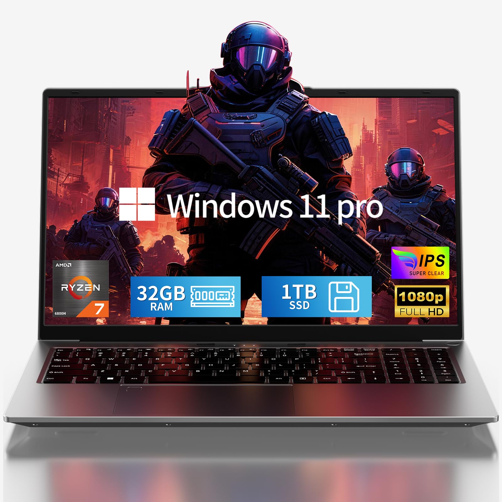 SAGAWHALE 15.6" Ryzen 7 Laptop