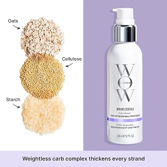 COLOR WOW Dream Cocktail Carb Infused Leave-in Treatment Transform Thin Hair to Thick & Full | with Heat Protection
