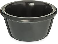 Vista 2 de Carlisle FoodService Products Tazón de plástico para salsa Ramekin para el hogar y el restaurante, plástico, 4 onzas, color negro