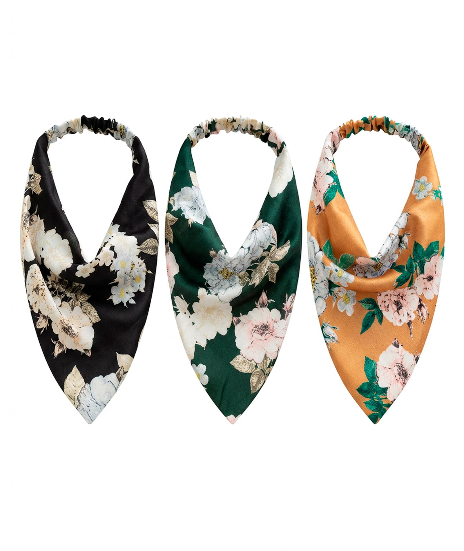 3-Pack Hair Bandanas for Women, Pre-Formed Triangle Headbands for Daily Hair Styling, Fixing Accessories and Bandana for Girls-image-23
