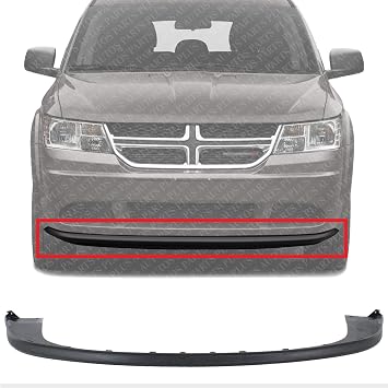 AUTOS PARTS PLUS Front Bumper Lower Valance Extension Primed Direct Replacement Compatible With 2009-2020 Dodge Journey CH1090139 5178283AE 5178283AC
