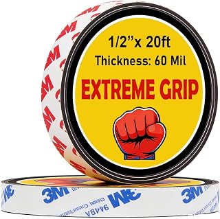 A B Paired Magnetic Tapes (20ft x 0.5inx 2 Rolls), Flexible Magnet Strips with Adhesive Backing for DIY, Crafting, and Organizational Projects.