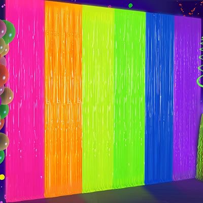 Retro-Futuristic Glow Garland/Backdrops/Photo Props!