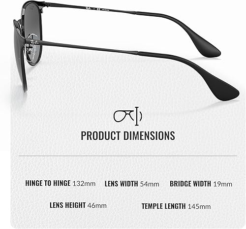 Miniatura 5 de Ray-Ban RB3539 ERIKA METAL Phantos Shaped Sunglasses for Men & Women with Official RAYBAN Eyewear Kit