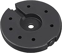 Vista 1 de Lámpara de pie de hierro, base de peso, lámpara de pie de mesa, solo soporte, lámpara de escritorio, cargador fundido, chasis de luz redondeado