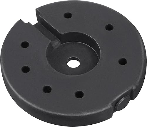 Miniatura 1 de Lámpara de pie de hierro, base de peso, lámpara de pie de mesa, solo soporte, lámpara de escritorio, cargador fundido, chasis de luz redondeado para