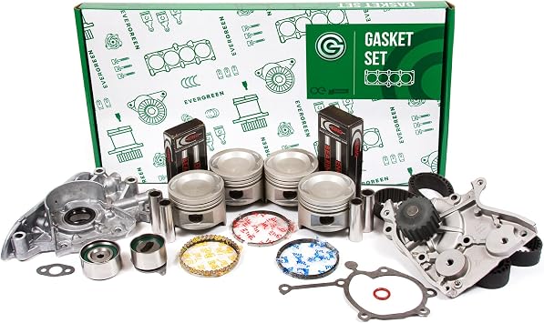 Evergreen SA-5494171987-2 Engine Rebuild Kit Compatible With/For 87-93 Mazda B2200 2.2L SOHC 8V F2L F2G
