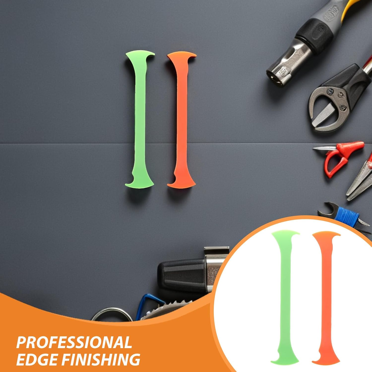 10pcs Vehicle Tint Scraper - Film Edge Trim Tools Vinyl Car Wrapping Squeegee for Professional Window Film Application Supplies