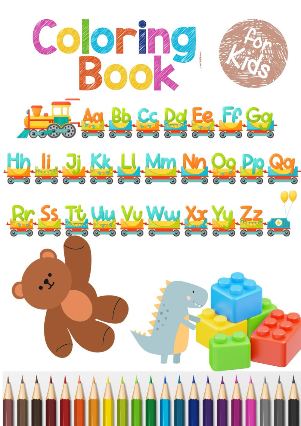 ABC Coloring Book for kids, Learning letters: ABC Coloring Book for kids, children