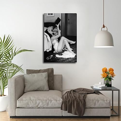 Miniatura 3 de Woman Drinking Prohibition - Vintage Feminist Speakeasy - Roaring 20s Print Poster Canvas Painting Wall Art HD Picture Printing Artwork Modern