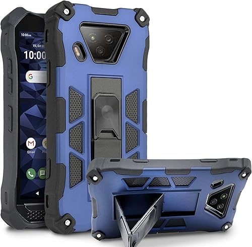 Compatible con Kyocera DuraForce Ultra 5G UW - Funda magnética con función atril para teléfono modelo E7110 (Verizon), funda rígida protectora