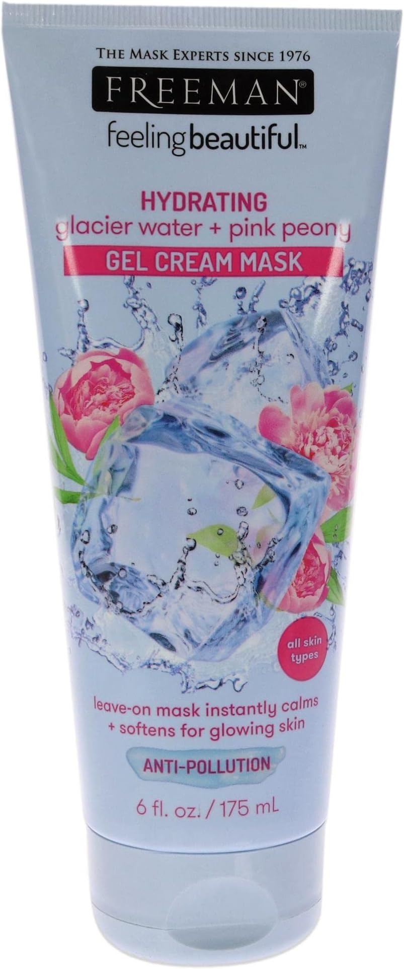 Feeling Beautiful Hydrating Gel Cream Mask, Glacier Water and Pink Peony