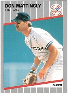 1989 Fleer with Update New York Yankees Team Set with Don Mattingly - Rickey Henderson & Deion Sanders RC - 36 MLB Cards