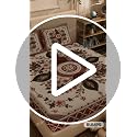 Image of RUMPS 3D Digital Printed Double Bedsheet Flat | Premium Knitted Cotton MicroFabric 90x100 Inch Bed Sheet with 2 Pillow Covers, Cute Cartoon Blue Bird (7D Digital 10)