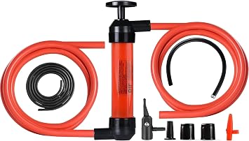 Multi-Use Siphon Pump Fluid Transfer Pump, Siphon Fuel Transfer Pump Kit for Gas Oil and Liquids
