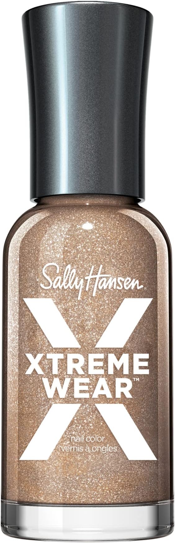 Xtreme Wear Nail Polish, Streak-Free, Shiny Finish, Long-Lasting Nail Color, Golden-I, 0.12 fl oz