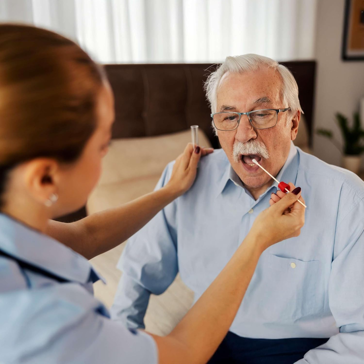 Lemon Mouth Swabs for Hospice Patients - 5 Pack of 375 Lemon Glycerin Oral Swabs for the Elderly - Refreshes and Moistens the Mouth, Teeth, and Gums