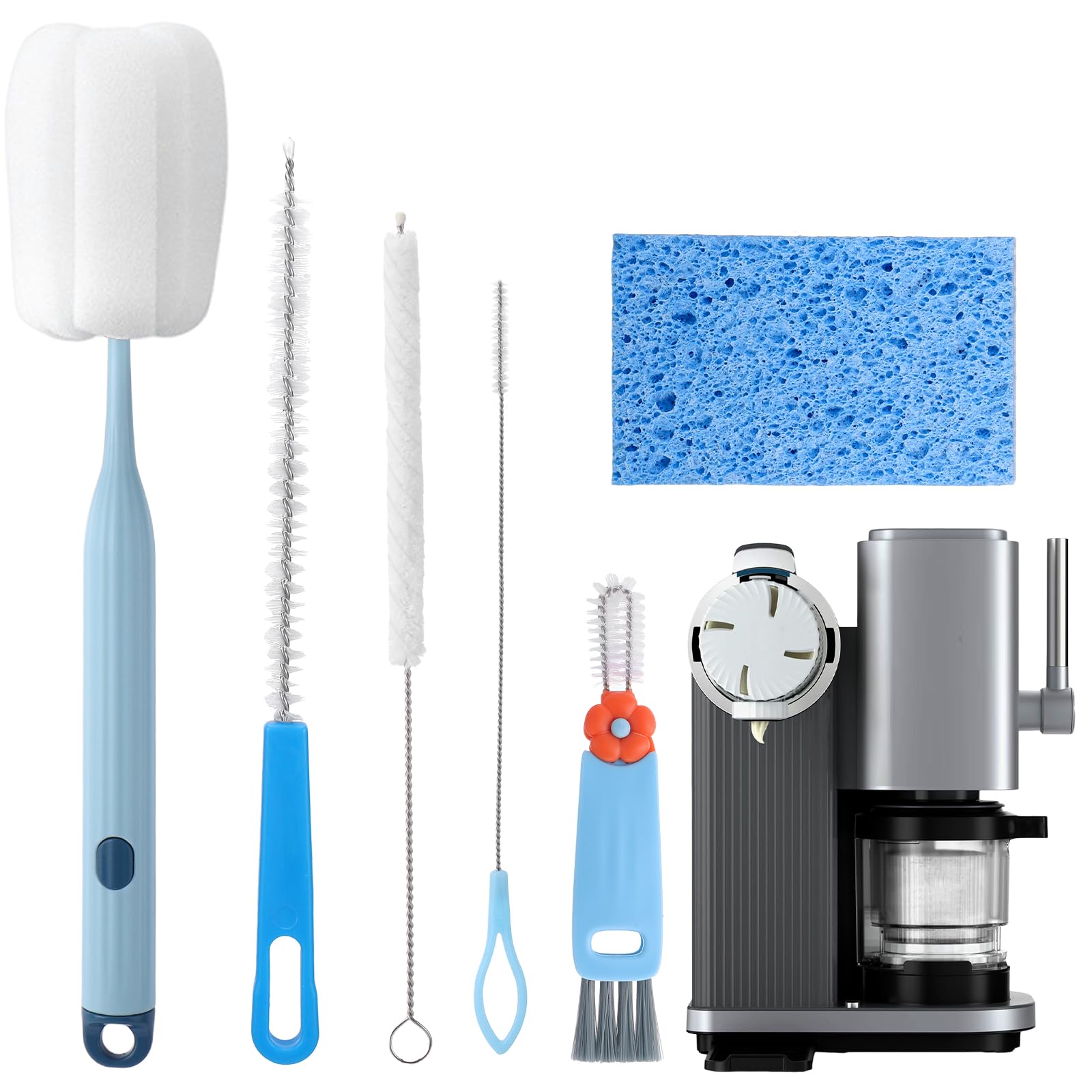 Palksky Kit de nettoyage pour machine à crème glacée, lot de 6 brosses pour machine à crème glacée Ninja Creami