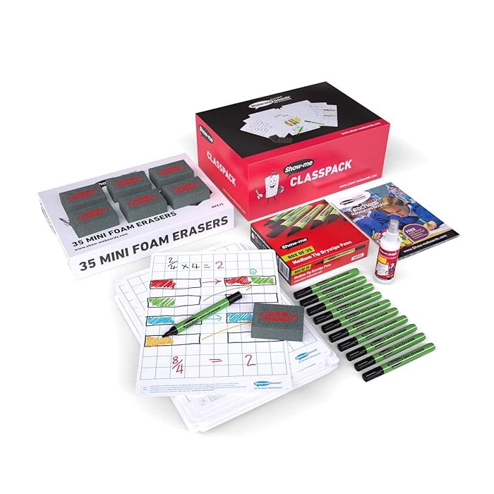 Buy Showme Boards with Squares Whiteboards with Grids for Drywipe