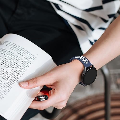 Miniatura 6 de Meliya Bandas compatibles con Garmin Venu 2 Plus, Venu Sq, Venu y Vivoactive 3, correa de repuesto deportiva de silicona suave para Garmin Vivomove