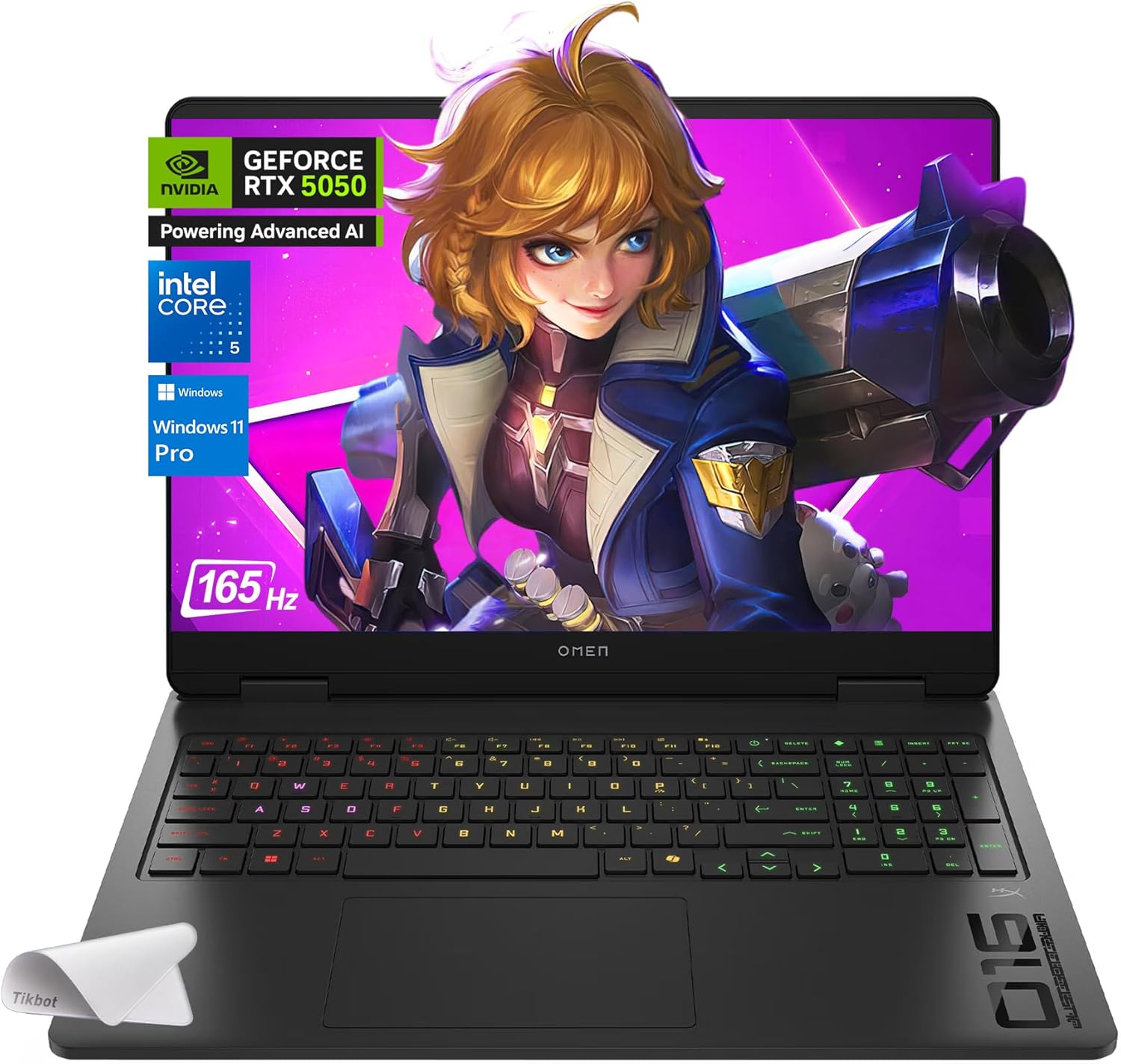 71pp2zLHlcL._AC_SL1500_ HP OMEN 16" Slim Gaming Laptop, Intel Core Ultra 5 225H, Nvidia RTX 5050, 165Hz Display, Window 11, W/Mouse pad (64GB RAM | 2TB PCIe SSD, Window 11 Pro)