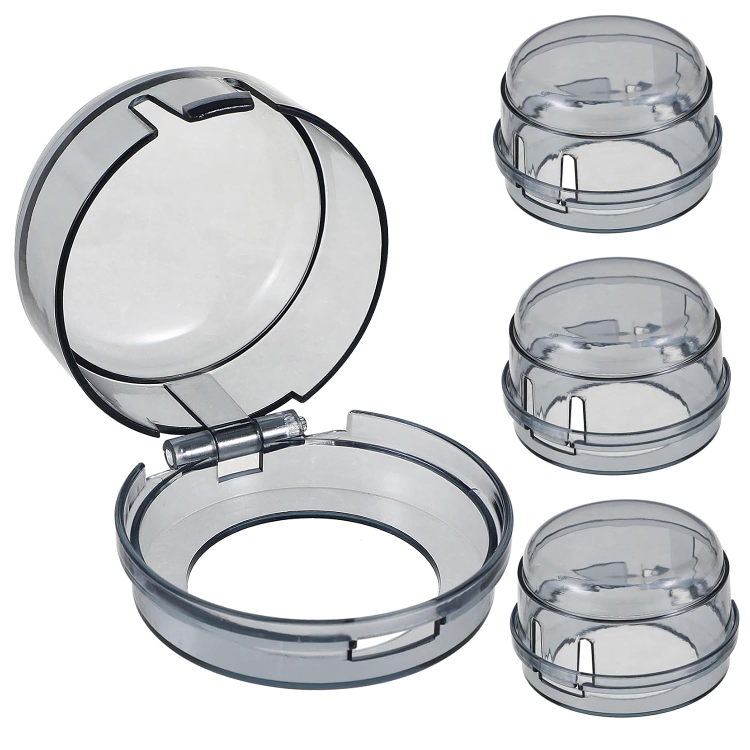 BESTonZON 4Pcs Stove Knob Covers for Safety Gas Stove Protector Prevent Accidental Activation Suitable for Pets Blends with Any Kitchen Decor