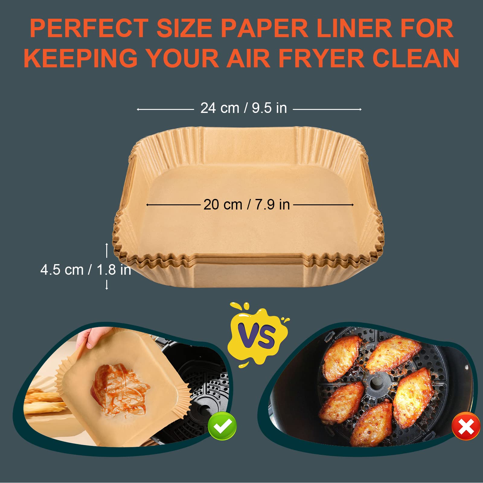 8 Inch Luchtfriteuse Accessoires 17-Delig Set Compatibel voor Cosori 5.5L 6.4L/Princess 4.5L/SEVERIN 5L/Ninja 5.2L/Philips 7.3L/Proscenic 5L Heteluchtfriteuses/voor Boven De 4.5L Heteluchtfriteuse 8 Inch Luchtfriteuse Accessoires 17-Delig Set Compatibel voor Cosori 5.5L 6.4L/Princess 4.5L/SEVERIN 5L/Ninja 5.2L/Philips 7.3L/Proscenic 5L Heteluchtfriteuses/voor Boven De 4.5L Heteluchtfriteuse