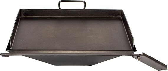 BBQ Hack Griddle Hack | Pancakes, Omelettes, Bacon, Stir Fry, Smash Burgers, and More On Your Pellet Grill | Griddle Insert Accessory (16.5 Deep X 17.25 Wide Griddle Hack)