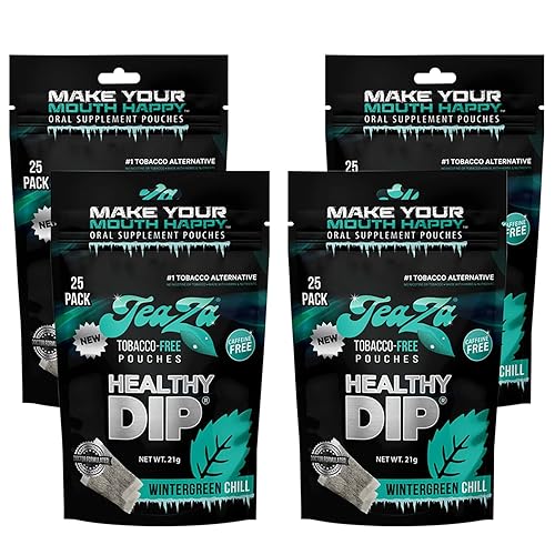 Vista 49 de Teaza Herbal Energy Pouch es - Bolsas de inmersión saludables para tabaco sin humo con sabor extra a especias, canela picante (paquete de 8) sin