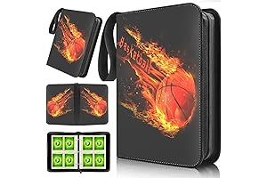 400 Pockets Flame Basketball Card Binder