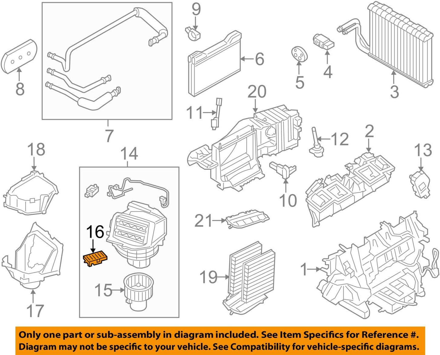 BMW 64-11-9-355-981 Blower Regulator