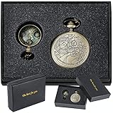 Tiong Nostalgia Retro Quartz Pocket Watch with Necklace Chain Bronze Pendant & Gift Box (Bronze)