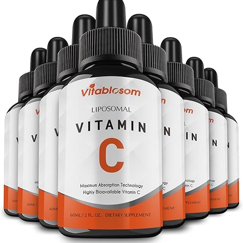 Líquido liposomal de vitamina C de 2000 mg para adultos, alta absorción VIT C, sistema inmunitario de mayor biodisponibilidad y apoyo antioxidante,
