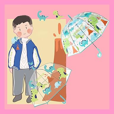 Parapluie Enfant Transparent Dinosaure - Nature Et Découvertes