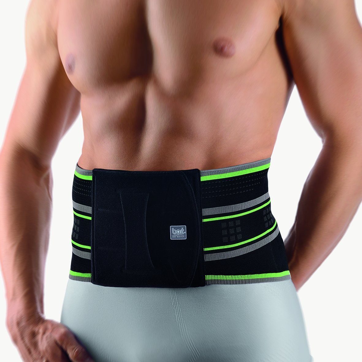 bort 104690SP Größe 6 StabiloBasic Sport Rückenbandage mit Pelotte, Größe 6, schwarz