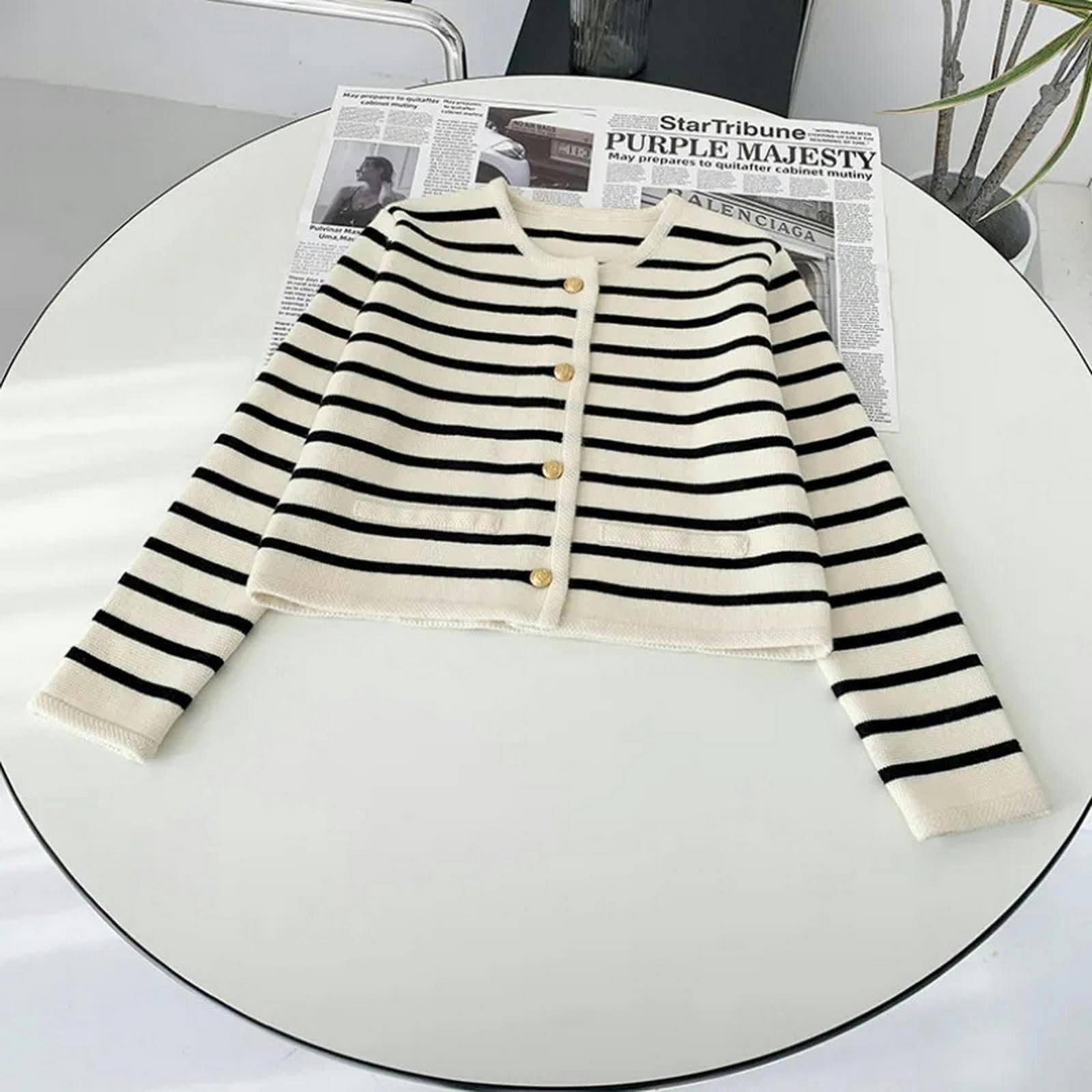 Maglione Donna Spring Autumn Knit Cardigan Womens Elegante Manica Lunga Single Shorted Coat Agroppa