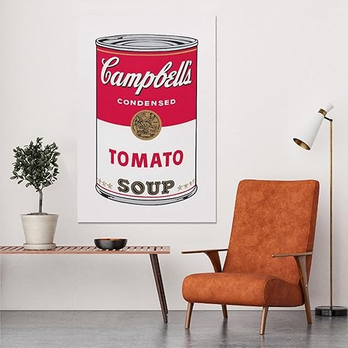 Miniatura 5 de LEES TOSS Andy Warhol - Póster decorativo para pared, diseño de lata de sopa (tomato), para habitación, estética, sala de estar, sin marco: 20 x 30