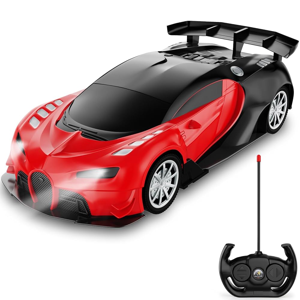 GaHoo Remote Control Car for Kids - 1/16 Scale Electric Remote Toy Racing, with Led Lights Rechargeable High-Speed Hobby Toy Vehicle, RC Car G並行輸入