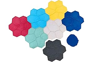 Walttools Random Stone Texture Concrete Stamp for Realistic Decorative Stone