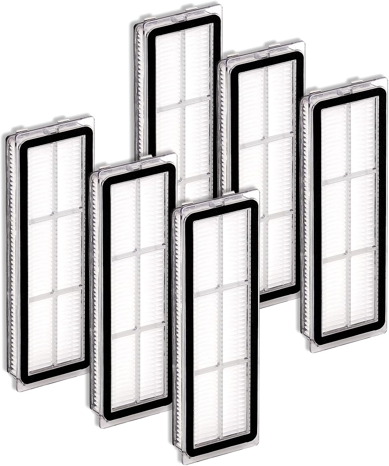 (6 Pieces) HEPA Filter Compatible With Dreame L10s Ultra, L10s Pro, L10 Ultra, Z10 Pro, S10, S10 PRO, S10 PLUS, B101CN, 1C, W10, X10+, L10 + plus, Z10 pro, D10 PLUS, Replacement Filters