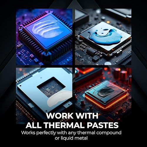 Miniatura 4 de Esparcidor de pasta térmica - Espátula para aplicar y esparcir pasta térmica o metal líquido en CPU, GPU y disipadores de calor (paquete de 3)
