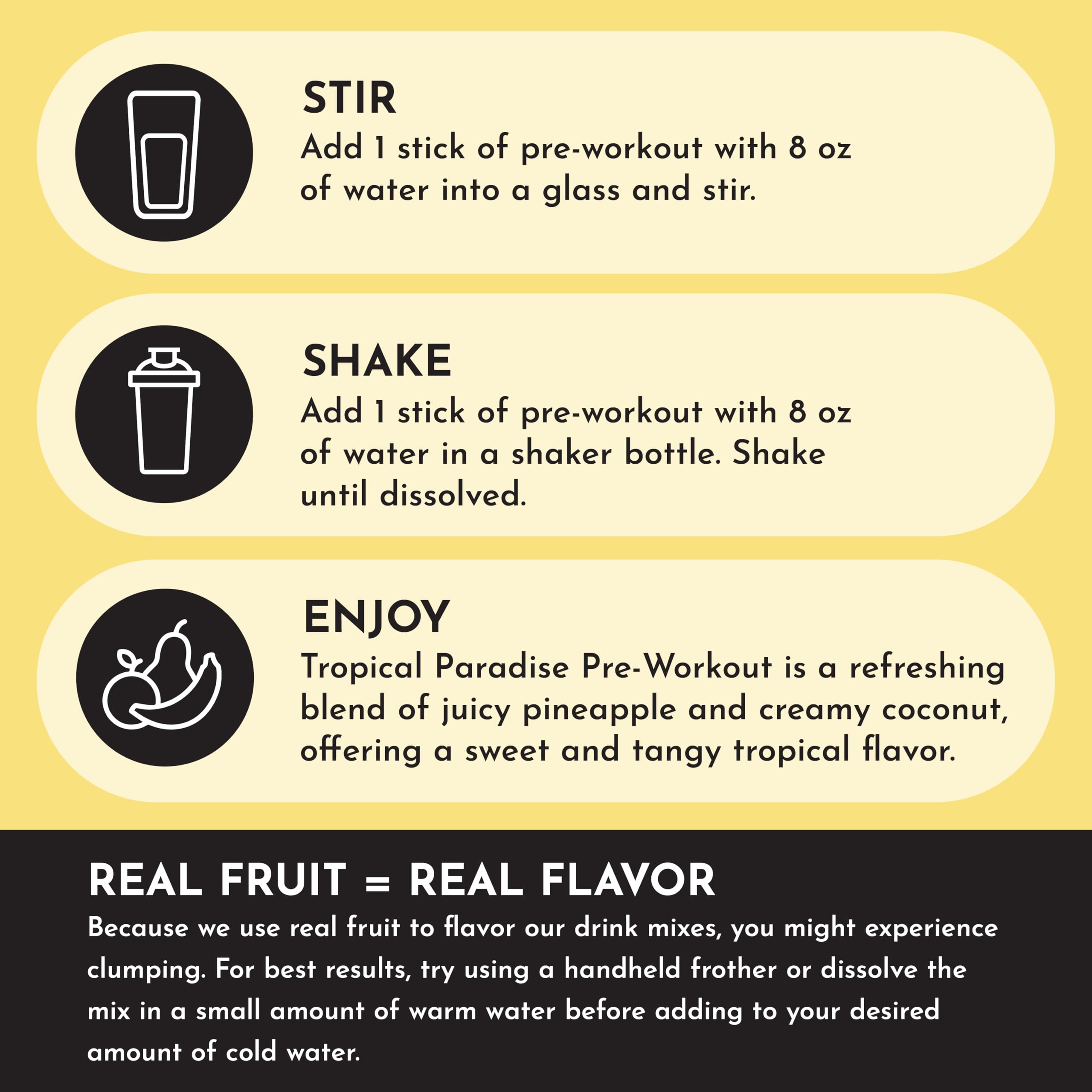 JUST INGREDIENTS Pre-Workout Tropical Paradise - Natural - 30 Servings — Amazon image 7