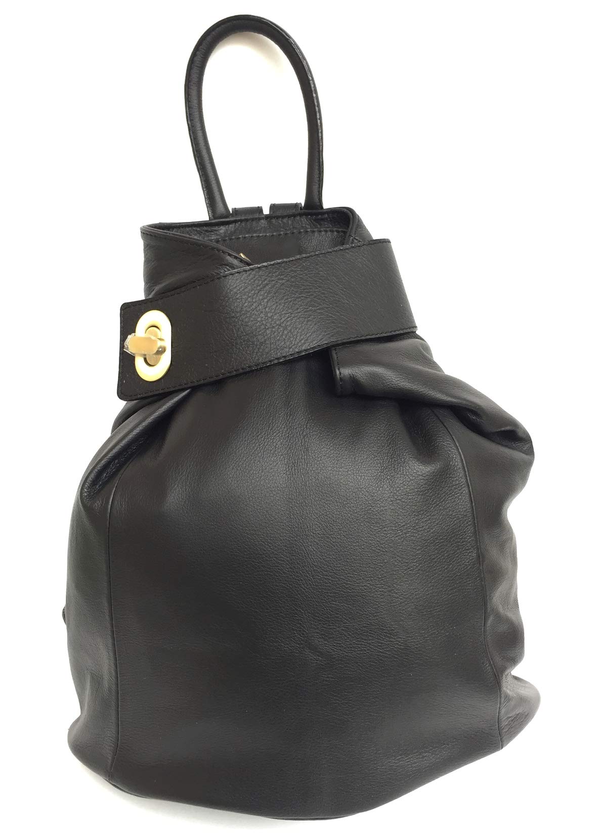 Zaino Donna Daypack Vera Pelle Martellata Cinghie Regolabili modello SIRACUSA DO Made In Italy