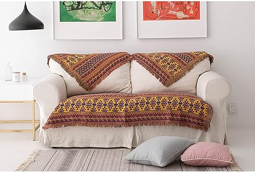 Miniatura 8 de Manta azteca nativa americana manta bohemia tribal del suroeste acogedor sofá cama viaje a la playa 50 x 70 pulgadas