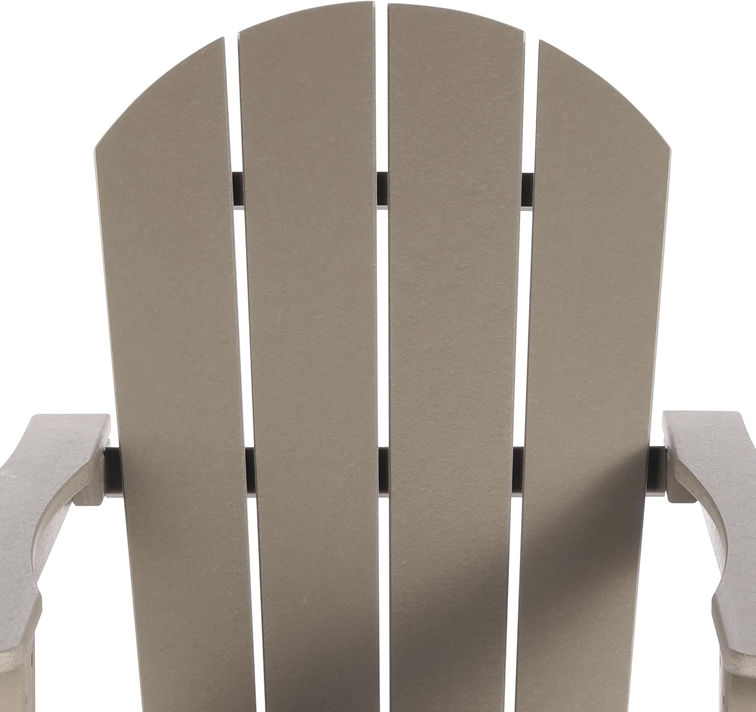WO WESTIN OUTDOOR HDPE Laguna Outdoor Rocking Poly Adirondack Chair (Set of 2), Weathered Wood