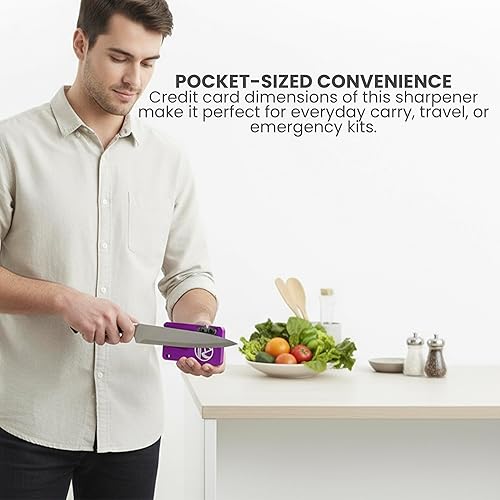 Miniatura 3 de Redi-Edge REPS201 - Sacapuntas de bolsillo, color morado