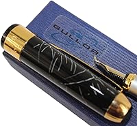 Vista 2 de JINHAO 250 Calligraphy Faountain pluma color negro con clip dorado
